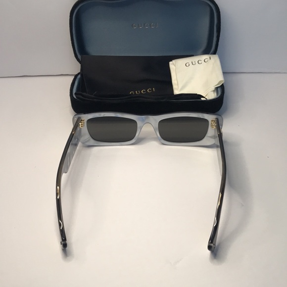 Authentic💯- 🔥🔥 - New - Gucci Eyewear GG0516S 002 rectangular-frame sunglasses - Picture 7 of 15